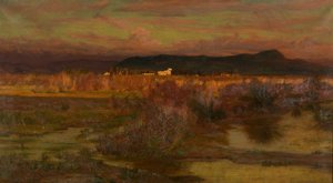 Etterglød i Italia - kveld, 1909